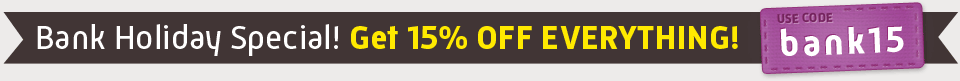 Get 15% off all online purchase