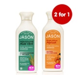 2 for 1 deal on JASON shampoo & conditioner