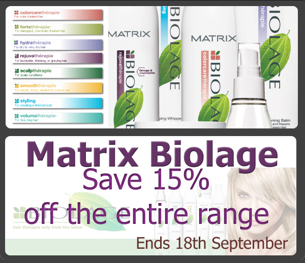 15% OFF Matrix Biolage