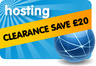 Save £20 on unlimited hosting package