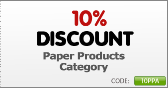 Get 15% off all paper orders