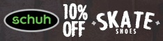 Save 10% off skate shoes