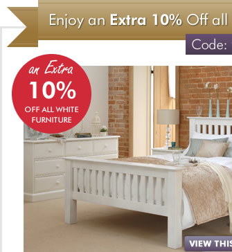 Get 10% off all white furniture