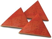 Orange Decorative Chocolate Triangles