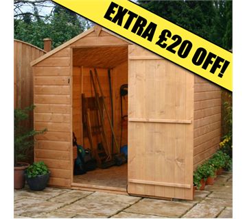 8' x 6' Walton's Ultra Value Tongue And Groove Apex Garden Shed