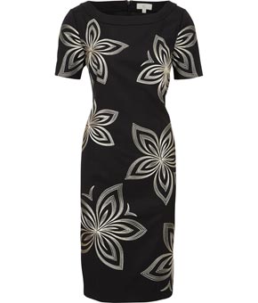 Lily Embroidered Shift Dress