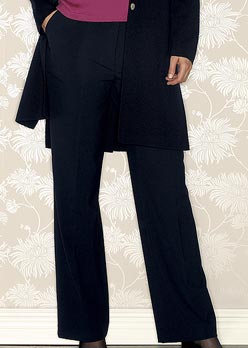 STRAIGHT LEG TROUSERS WITH BELT