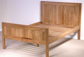 Galway Solid Oak King-Size Bed