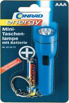 Mini Flashlight With Size AAA Battery 