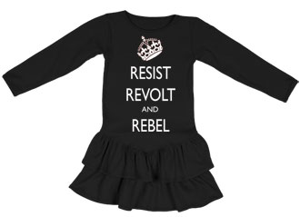 Keep Calm & Carry On : Resist, Revolt & Rebel Skater Dress