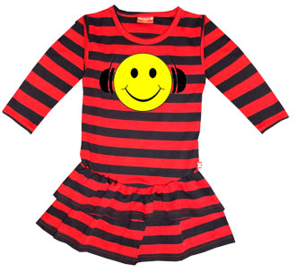 Girls Clothes : Smiley Skater Dress