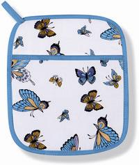 Butterfly Blue Pot Mitt