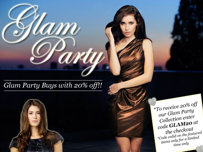 20% Off Glam Party Collection