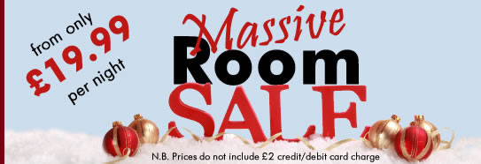 Rooms from £19.99 sale