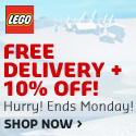 10% off + Free Delivery + Limited Edition LEGO Set