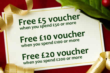 Up to £20 in vouchers