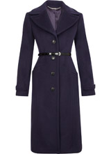 Purple Belted Coat