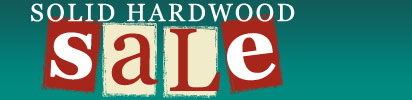 60% off in the Solid Hardwood Sale