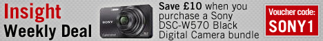 £10 off Sony DSC-W570 Black Digital Camera bundle