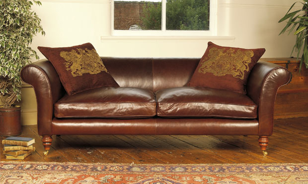 £150 off the Chequers Leather Sofa