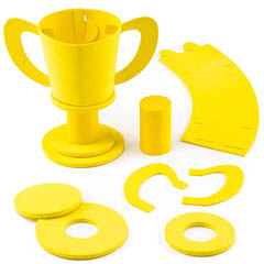 Make Your Own 3D Foam Trophy Kits