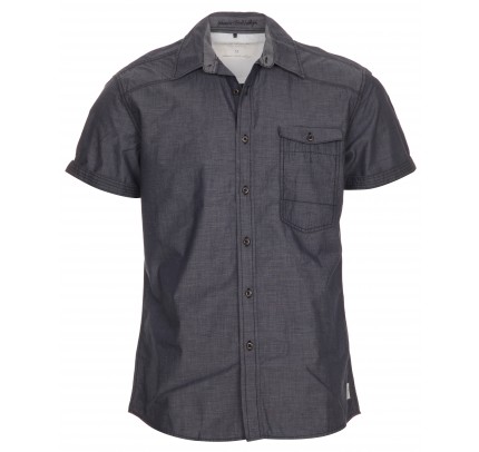 Blend Tonic Pocket Short Sleeve Shirt Navy