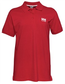 Helly Hansen Mens Logo Polo Red