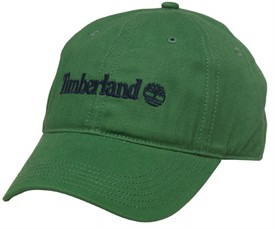 Timberland Mens Logo Cap Green