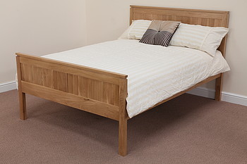 Galway Solid Oak Double Bed