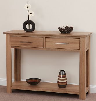 Rivermead Solid Oak Console / Hall Table