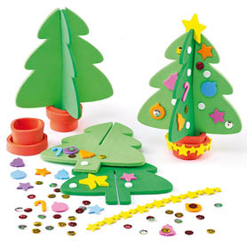 3D Foam Christmas Tree Kits 