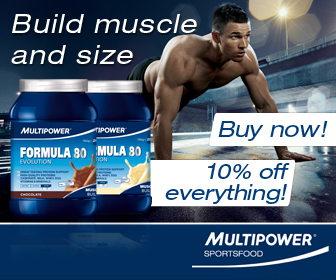 10% off Multipower Sportsfood products