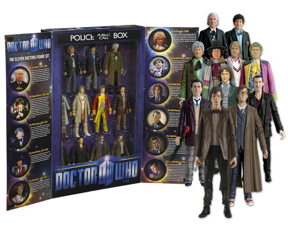 Doctor Who Eleven Doctors Action Figure Set for £49.99