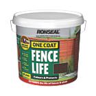 Save 30% off Ronseal One Coat Fencelife Dark Oak 9Ltr